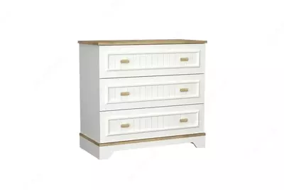 Комбинированный комод Almila "Monte" 91.8 х 45.8 х 86.4 см (Турция) Белый/коричневый