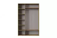 3-х дверный комбинированный шкаф Almila "Origami"  135 х 54.5 х 205 см (Турция) Дуб Магазин турецкой детской мебели "ALMILA"