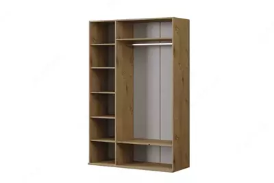 3-х дверный комбинированный шкаф Almila "Origami"  135 х 54.5 х 205 см (Турция) Дуб