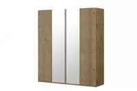по запросу 4-х дверный комбинированный шкаф Almila "Origami" 180 х 54.5 х 205 см (Турция) Дуб
