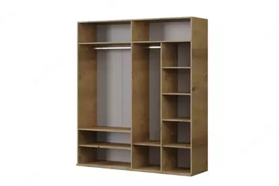 4-х дверный комбинированный шкаф Almila "Origami" 180 х 54.5 х 205 см (Турция) Дуб - Магазин турецкой детской мебели "ALMILA"