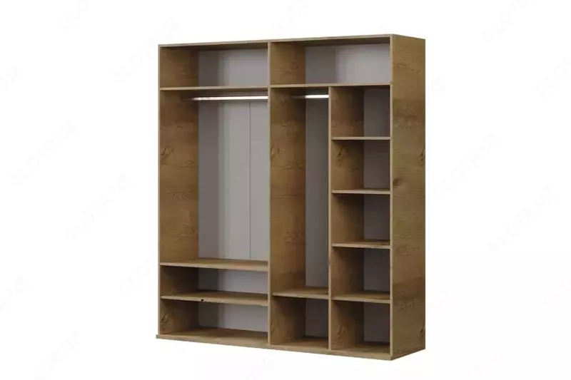 4-х дверный комбинированный шкаф Almila "Origami" 180 х 54.5 х 205 см (Турция) Дуб - Магазин турецкой детской мебели "ALMILA"