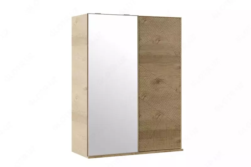 2-х дверный комбинированный шкаф-купе Almila "Origami" 160 х 69.1 х 211 см (Турция) Дуб