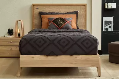 Подростковая кровать Almila "Origami Karyola" 100 х 200 см (Турция) Дуб Только в розницу