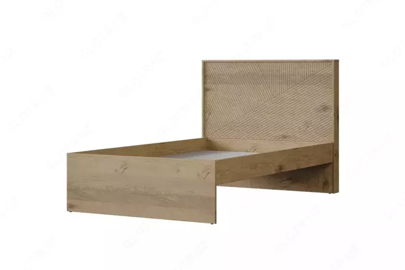 Подростковая кровать Almila "Origami Karyola Lite" 120 х 200 см (Турция) Дуб