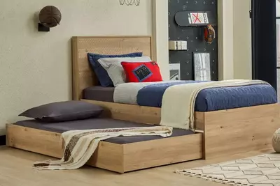 Подростковая кровать Almila "Origami Karyola Lite" 120 х 200 см (Турция) Дуб Магазин турецкой детской мебели "ALMILA"