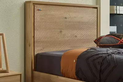 Almila "Origami" 120 sm (Turkiya) O'smirlar to'shagi uchun boshcha eman