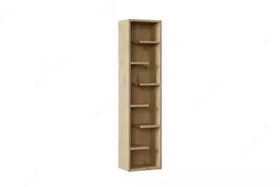 Открытый книжный шкаф Almila "Origami" 45 х 31.8 х 185 см (Турция) Дуб