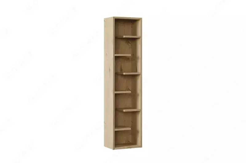 Открытый книжный шкаф Almila "Origami" 45 х 31.8 х 185 см (Турция) Дуб