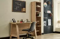 Открытый книжный шкаф Almila "Origami" 45 х 31.8 х 185 см (Турция) Дуб Только в розницу