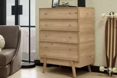 Комод Almila "Origami" 75 х 52.5 х 105.1 см (Турция) Дуб