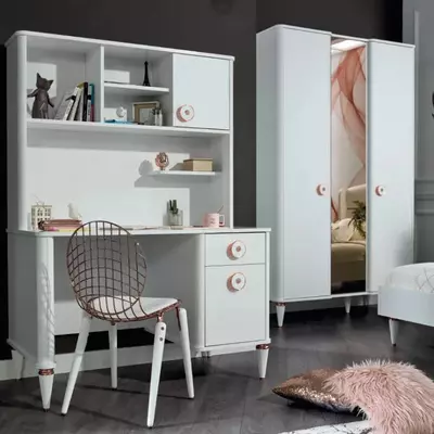 Комплект подростковой мебели Almila "Bella" (Турция) Белый Магазин турецкой детской мебели "ALMILA"