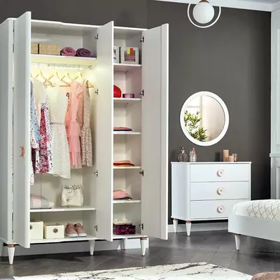 Комплект подростковой мебели Almila "Bella" (Турция) Белый - Магазин турецкой детской мебели "ALMILA"