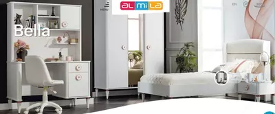 3-х дверный комбинированный шкаф Almila "Bella" 137 х 57.8 х 219 см (Турция) Белый