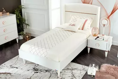 Изголовье кровати Almila "Bella" 100 см (Турция) Белое