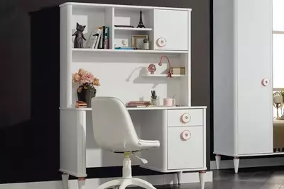 Письменный стол Almila "Bella" 120 х 64.8 х 77 см (Турция) Белый