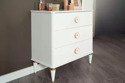 Комод Almila "Bella" 91.8 х 46.3 х 88.9 см (Турция) Белый