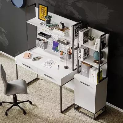 Комплект подростковой мебели Almila "Legend Moon" (Турция) Белый/Черный