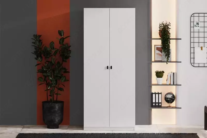 2-х дверный модульный Шкаф-купе Almila "Legend Moon" 90 х 55 х 213.5 см (Турция) Белый