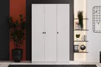 3-х дверный модульный Шкаф-купе Almila "Legend Moon" 135 х 55 х 213.5 см (Турция) Белый