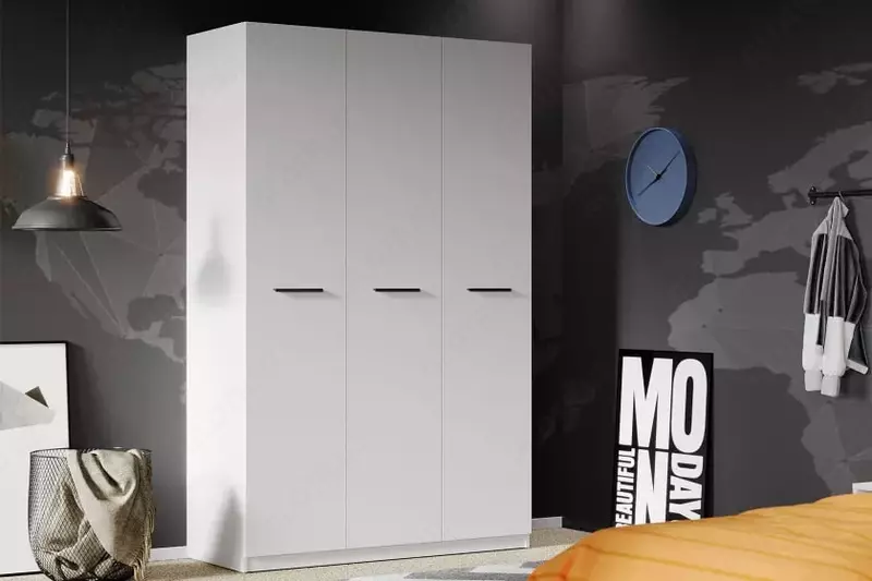 Глухая дверь для 3-х дверного шкафа Almila "Legend Moon" 44.7(х3) х 3.4 х 207 см (Турция) Белая