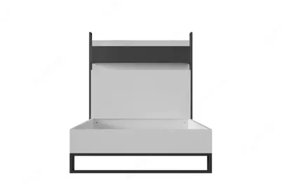 Подростковая кровать Almila "Legend Moon Karyola" 100 х 200 см (Турция) Белая/черная - Цена по запросу