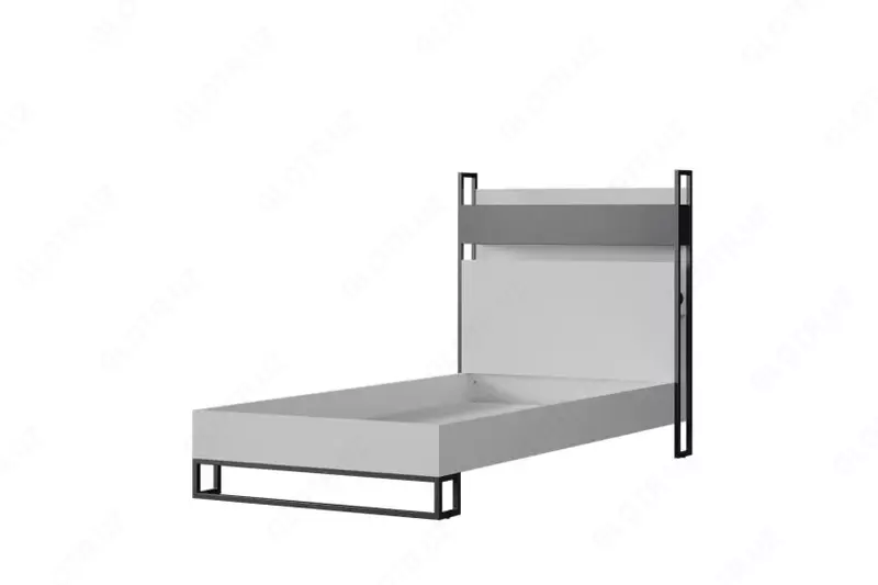 по запросу Подростковая кровать Almila "Legend Moon Karyola" 100 х 200 см (Турция) Белая/черная