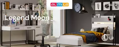 Подростковая кровать Almila "Legend Moon Karyola" 100 х 200 см (Турция) Белая/черная - Магазин турецкой детской мебели "ALMILA"