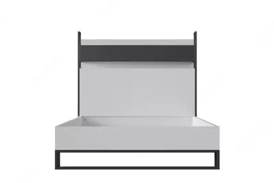 Подростковая кровать Almila "Legend Moon Karyola" 120 х 200 см (Турция) Белая/черная - Цена по запросу