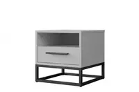 по запросу Прикроватная тумбочка Almila "Legend Moon" 45 х 47.1 х 45 см (Турция) Белая/черная