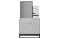 Комод (низкий) Almila "Legend Moon" 92 х 47.1 х 87 см (Турция) Белый/черный - по запросу