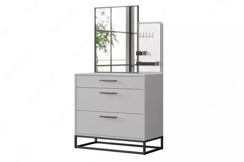 по запросу Комод (низкий) Almila "Legend Moon" 92 х 47.1 х 87 см (Турция) Белый/черный