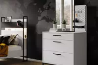 Комод (низкий) Almila "Legend Moon" 92 х 47.1 х 87 см (Турция) Белый/черный Только в розницу