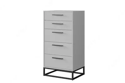 Цена по запросу Комод (высокий) Almila "Legend Moon" 60 х 47.1 х 117.3 см (Турция) Белый/черный