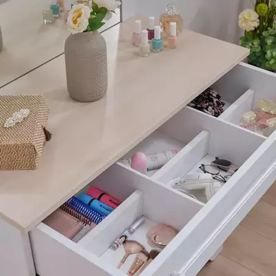 Комплект подростковой мебели Almila "Bianca" (Турция) Белый/розовый Магазин турецкой детской мебели "ALMILA"