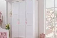 Shkaf 3 eshikli (mustahkam) Almila "Bianca" 137 x 55