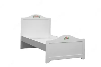 O'smirlar uchun to'shak Almila "Bianca Karyola" 100 x 200 sm (Turkiya) Oq/pushti