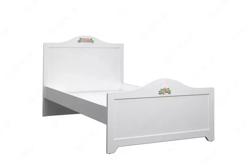 O'smirlar uchun to'shak Almila "Bianca Karyola" 120 x 200 sm (Turkiya) Oq/pushti