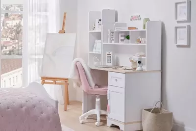 Письменный стол Almila "Bianca" 115 х 63.3 х 77.3 см (Турция) Белый/карамель