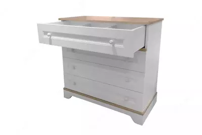 Цена по запросу Комод Almila "Bianca" 92 х 46.3 х 88.8 см (Турция) Белый/карамель