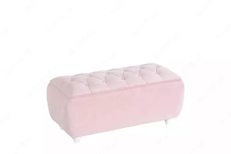 Saqlash qutisi bilan puf Almila Life "Bianca" (Turkiya) Pushti