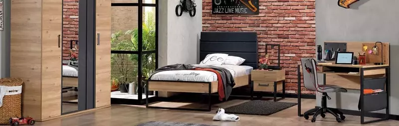 Almila "Irony" (Turkiya) O'smirlar uchun mebellar to'plami Bolalar mebellari modul to'plamlari