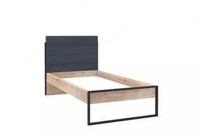 Подростковая кровать Almila "Irony Karyola" 120 х 200 см (Турция) Дуб/черная