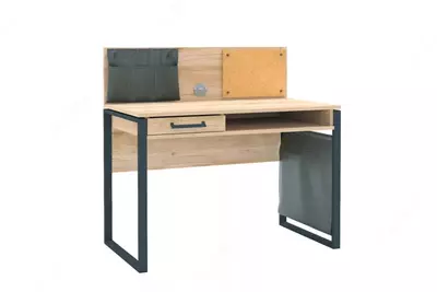 Письменный стол с панелью Almila "Irony" 110 х 63 х 105.5 см (Турция) Дуб/черный