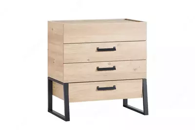 Комод Almila "Irony" 80 х 50.8 х 85.1 см (Турция) Дуб/черный