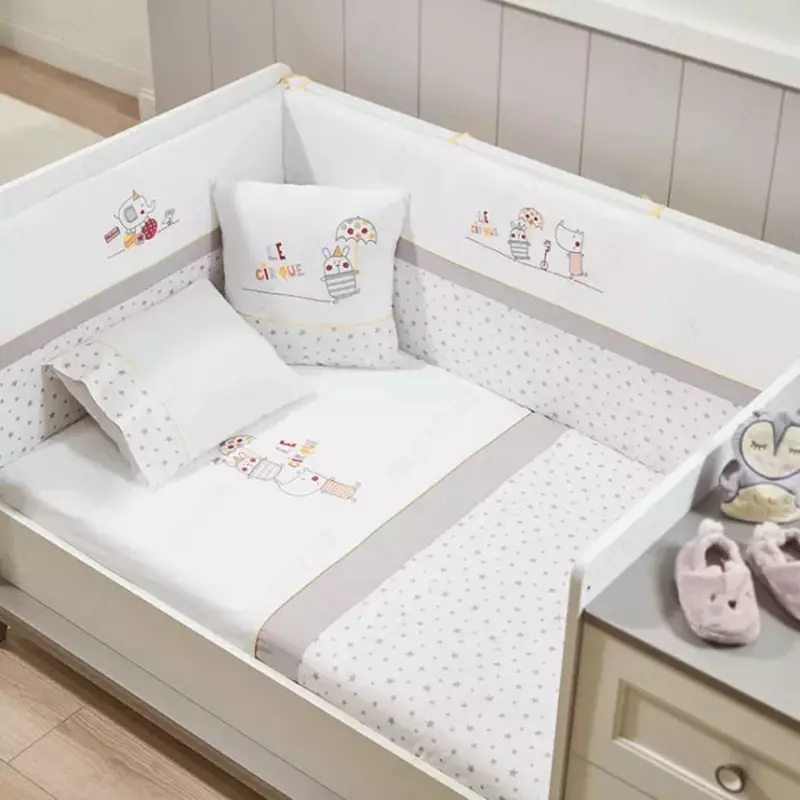 Комплект детской мебели Almila "Mia" (Турция) Белый/серый Магазин турецкой детской мебели "ALMILA"