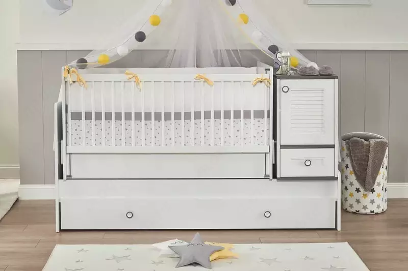 Модуль детской кровати Almila "Mia Karyola" Белая 80 х 175 см (Турция) - по запросу