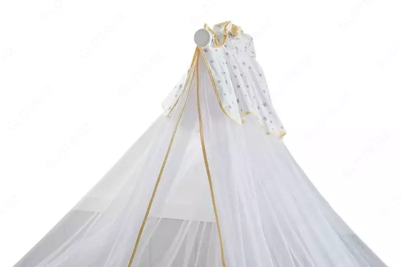 Москитная тюль для детской кроватки Almila "Mia Paris" (Турция) Белая