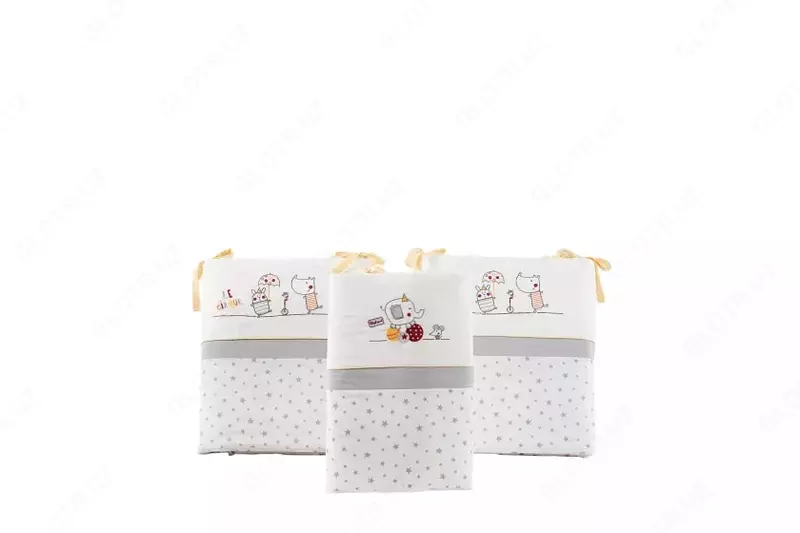 Choyshab to'plami va bamperlar Almila "Mia" 80 x 130 sm (Turkiya) Rangli - по запросу