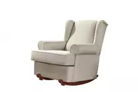 Детское кресло - качалка для отдыха Almila Life "Comfy" (Турция) Белое/коричневое